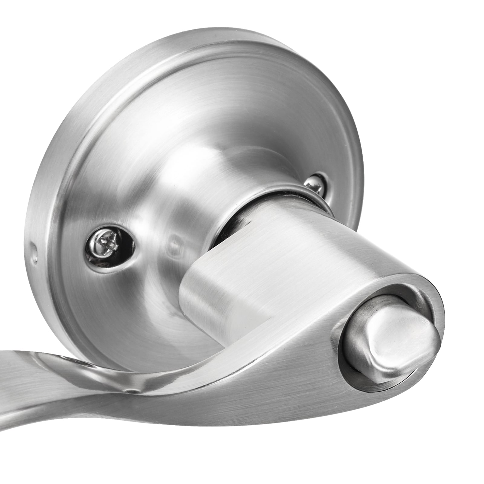 Entry Door Locksets With Deadbolt 5 Pack Keyed Alike Satin Nickel Lever_voghion.com